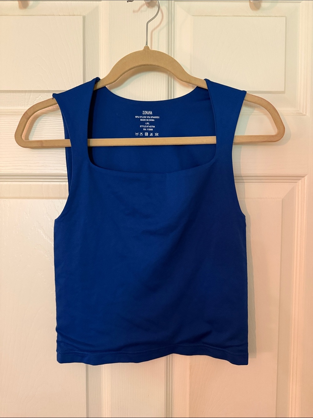 Zenana Seamless Double Layered Square Neck Tank Top - NWOT